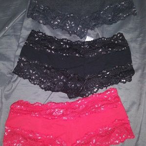 3 pairs sexy panties